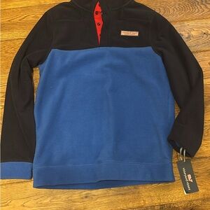 Vineyard Vines Black and Blue Kids Hoodie
